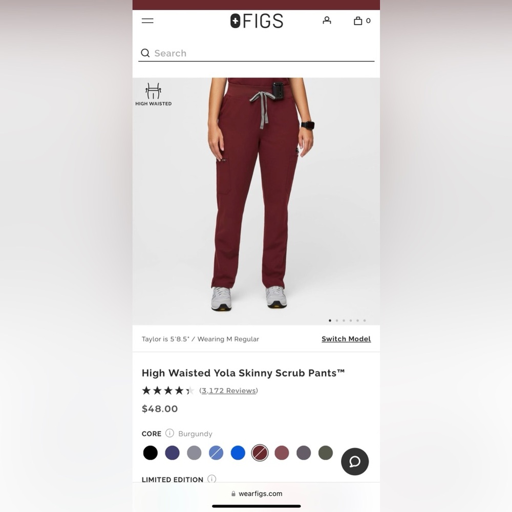 figs scrub pants